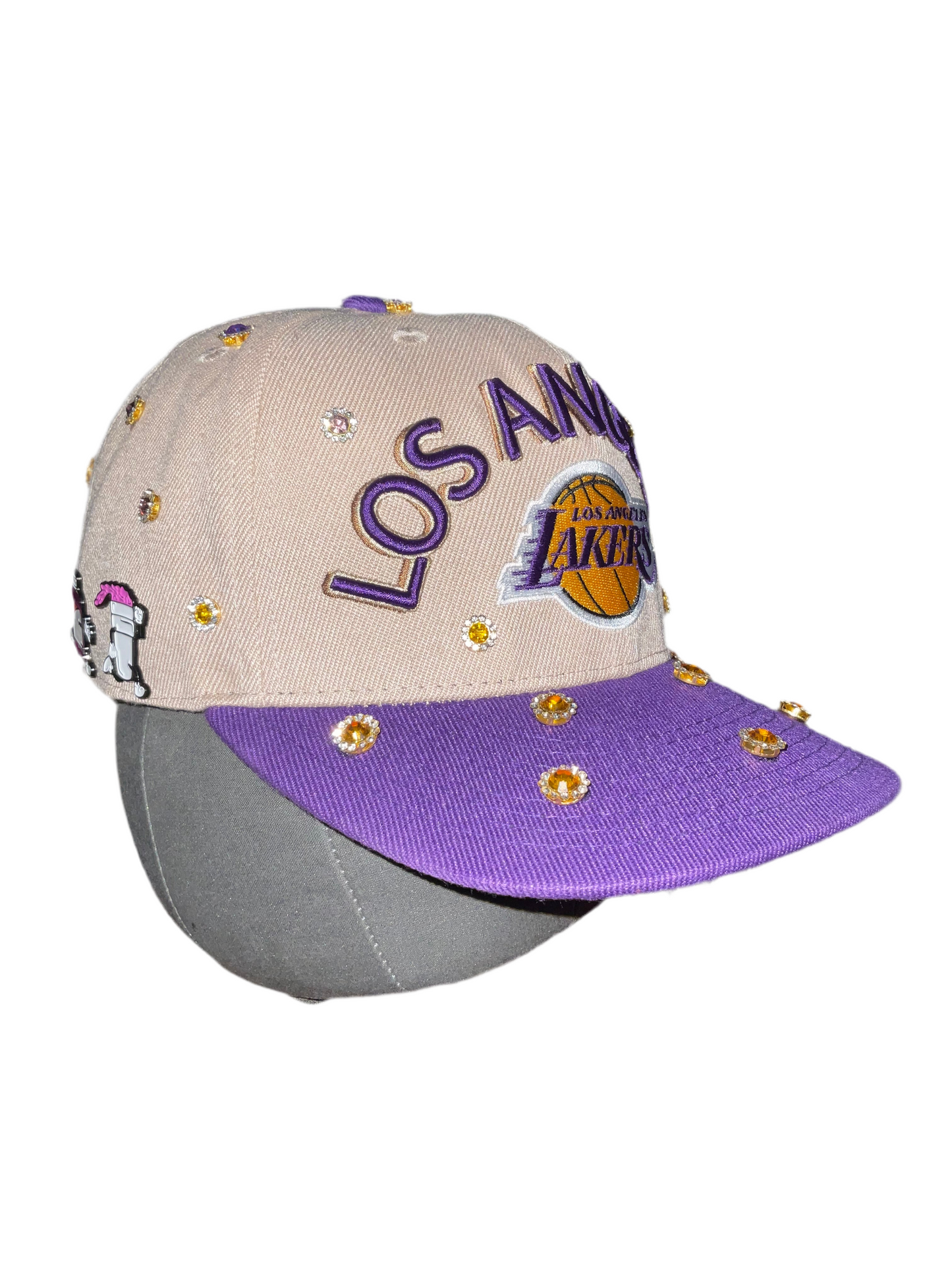 Studded “Lakers” Hat with 2 Pins